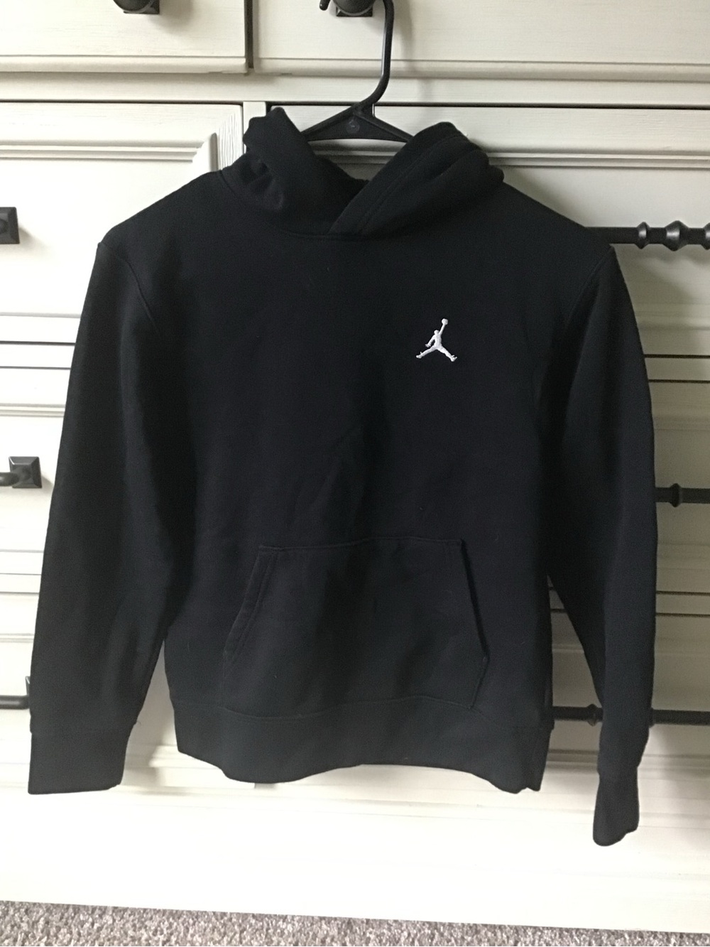 Jordan Brooklyn fleece hoodie black size medium